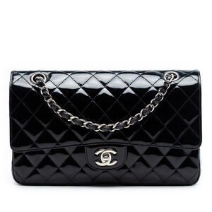 Pre-Loved Chanel Medium Classic Patent Double Flap